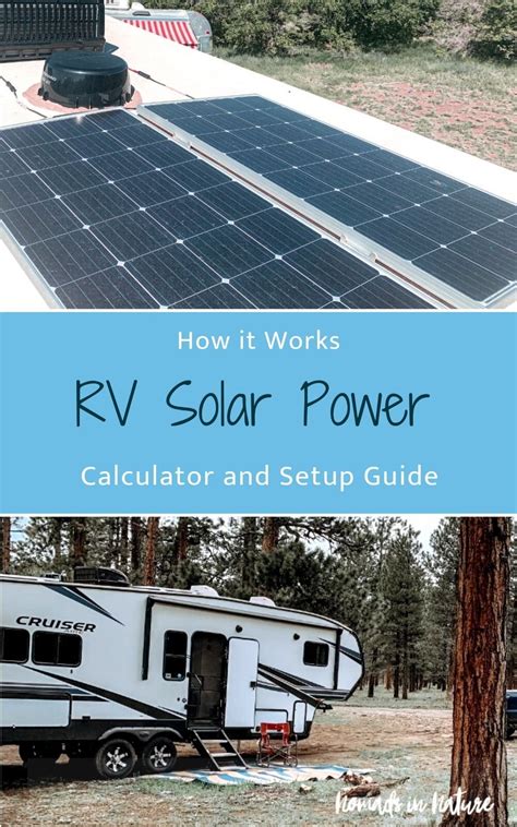 RV Solar Calculator + Essential Guide to RV Solar .